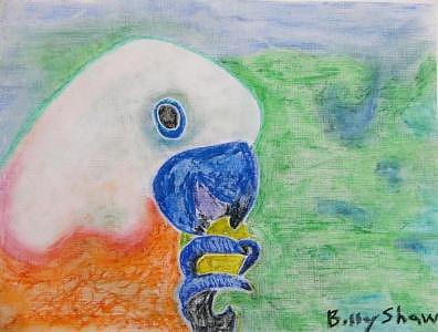 Parrot Celebrating Life Painting by Billy Shaw