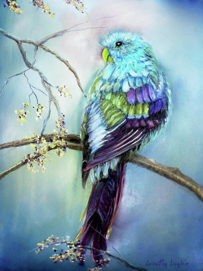 Parrot Painting by Loretta Luglio