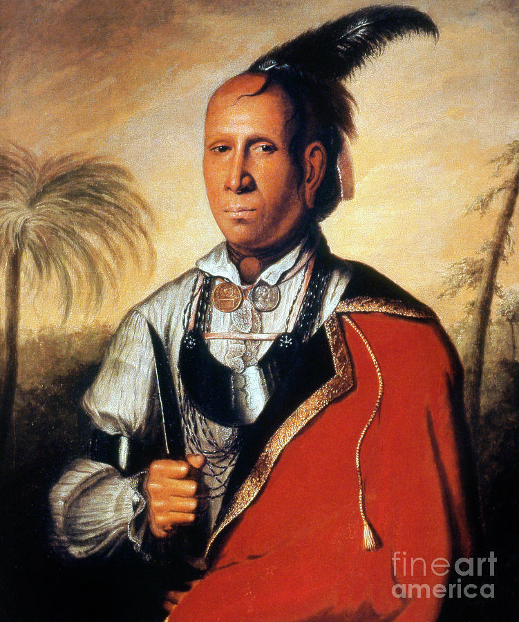 Parsons - Cherokee 1762 Painting by Granger