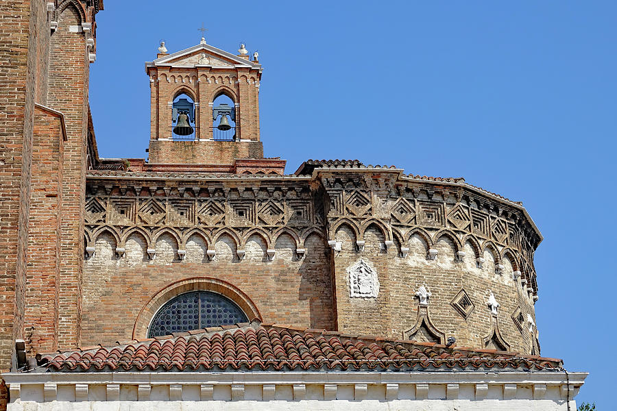 Part Of The Basilica di San Giovanni e Paolo In Venice, Italy Photograph by Rick Rosenshein