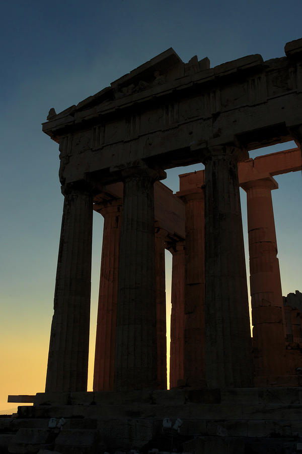Parthenon at Sunset Photograph by Travis Rogers