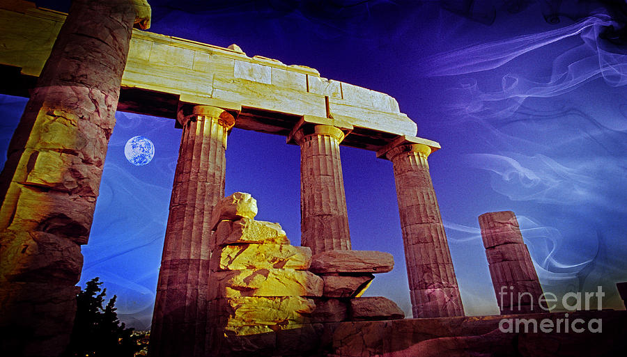 Parthenon ver 3 Photograph by Larry Mulvehill