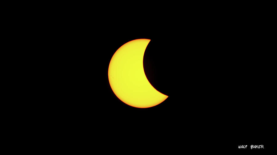 Partial Eclipse 2 Photograph by Walt Baker