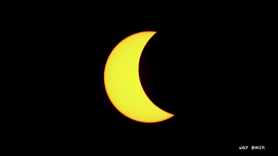 Partial Eclipse 3 Photograph by Walt Baker