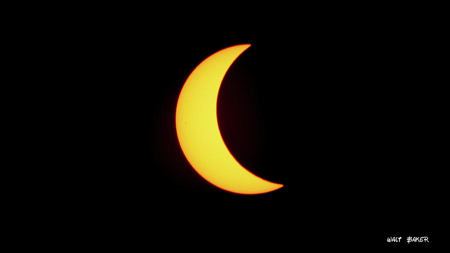 Partial Eclipse 4 Photograph by Walt Baker