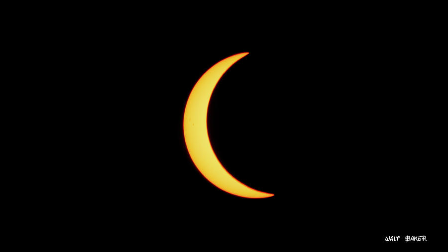 Partial Eclipse 5 Photograph by Walt Baker