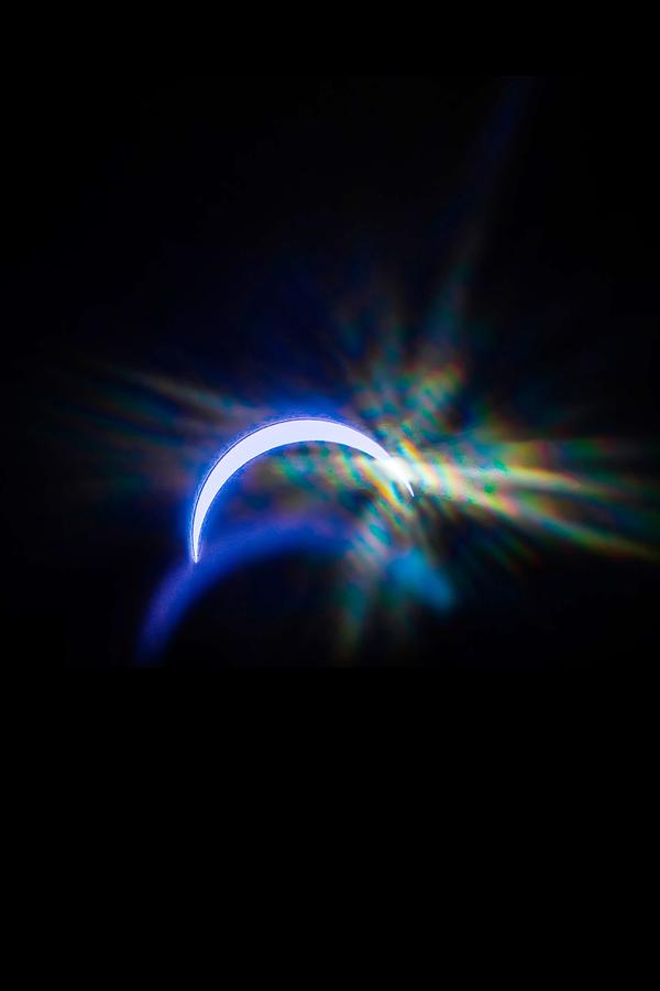 Partial Soalr Eclipse Over South Carolina Usa Photograph by Alex Grichenko
