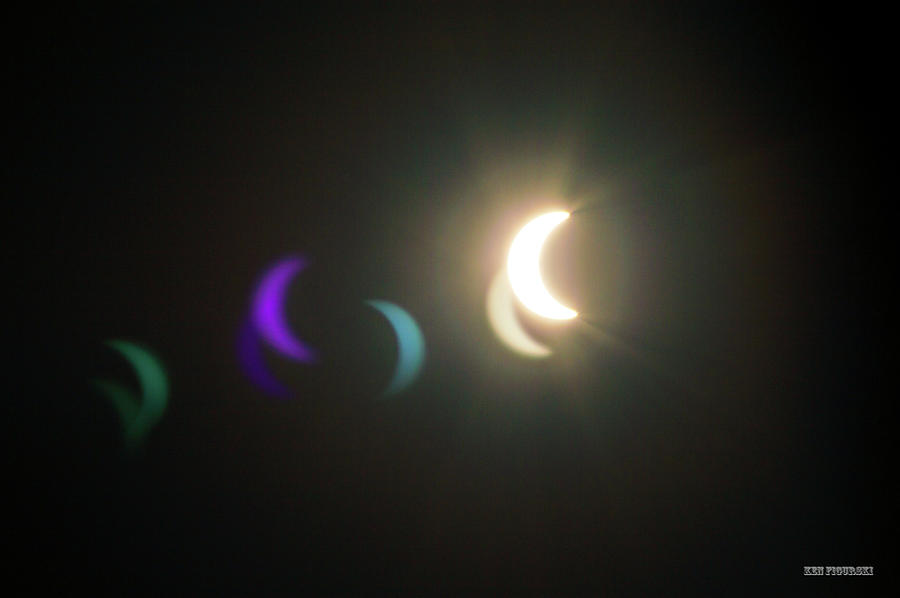 Partial Solar Eclipse Over Delray Beach Florida Photograph by Ken Figurski