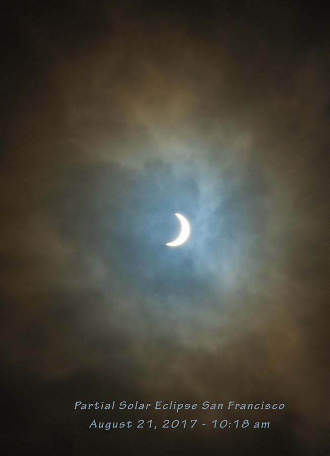 Partial Solar Eclipse San Francisco Photograph by Bonnie Follett