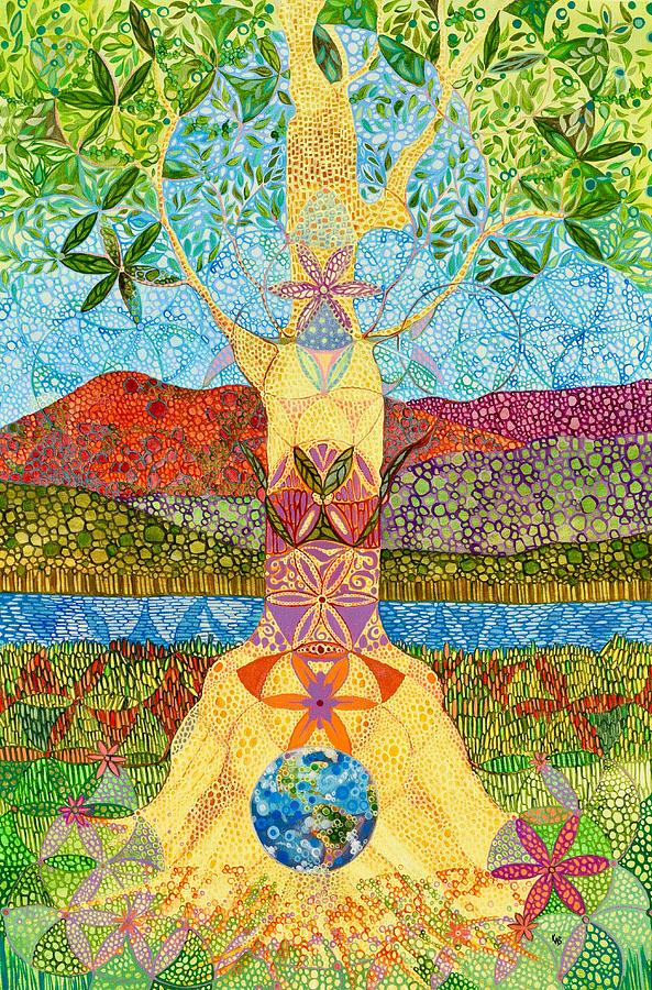Tree of Life Painting by Karen Williams-Brusubardis