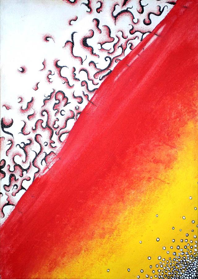 Nonsense Painting - Particle of Acceleration by Nathaniel Hoffman Nonsense Painting - Particle of Acceleration by Nathaniel Hoffman