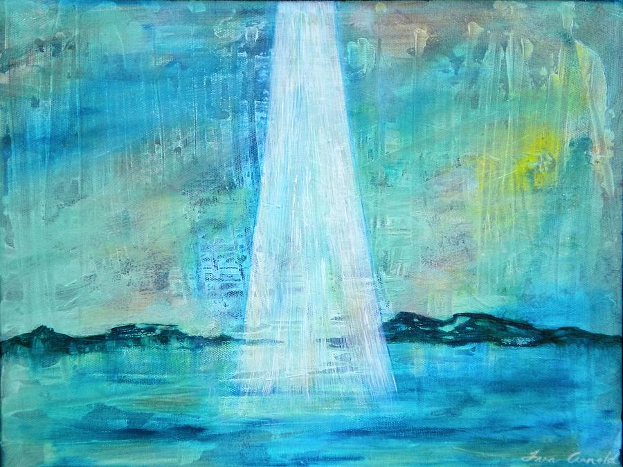 Jesus Christ Painting - Parting Of The Seas by Tara Arnold