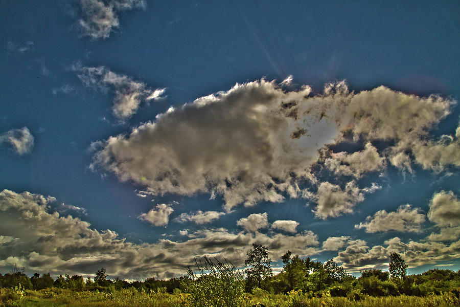 Partly Cloudy Photograph by David Stasiak