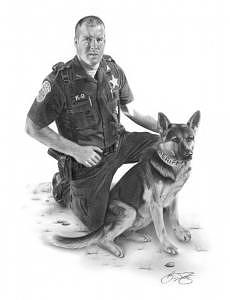 Commissioned Drawing - Partners by Brian Duey Commissioned Drawing - Partners by Brian Duey