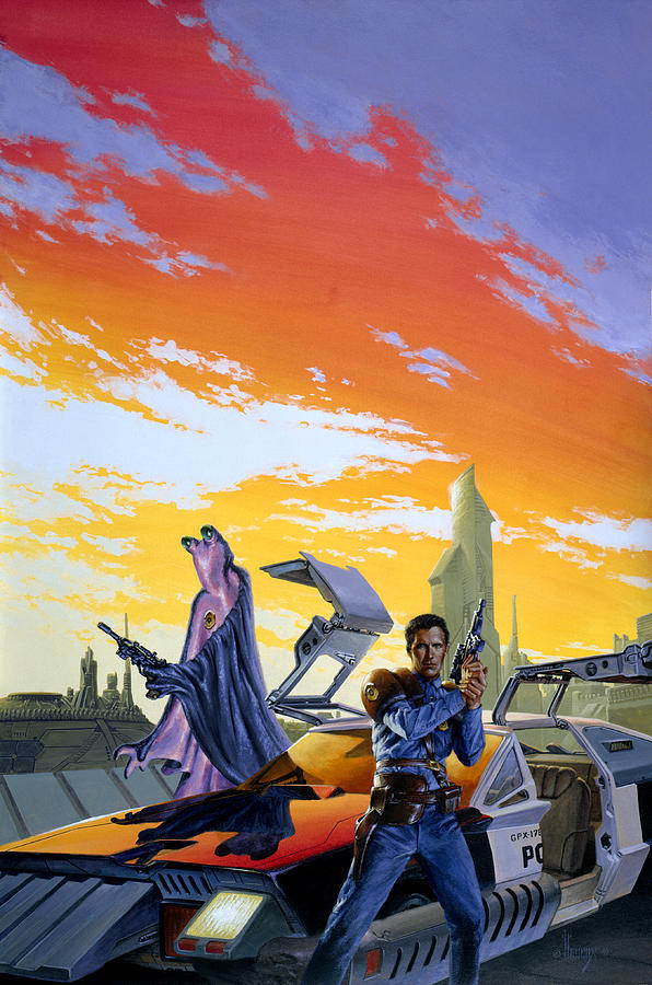 Ride Along Painting - Partners  by Richard Hescox