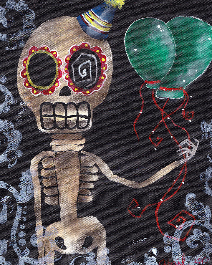Party Killer Painting by Abril Andrade