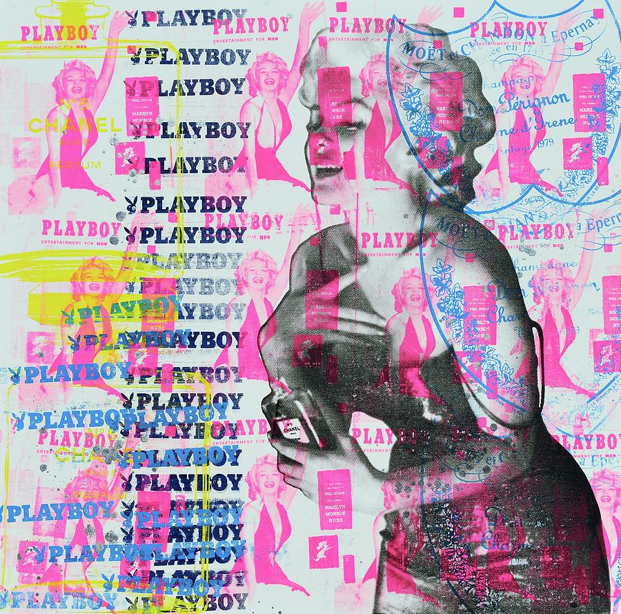 Party With Marilyn  Painting by Shane Bowden