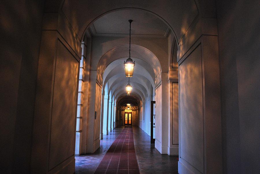 City Photograph - Pasadena City Hall Hallway by Matt Quest