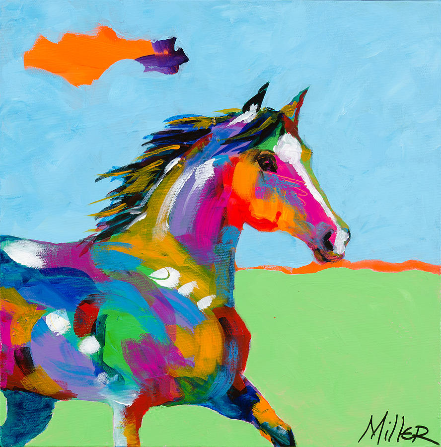 Horse Painting - Paso A Paso by Tracy Miller