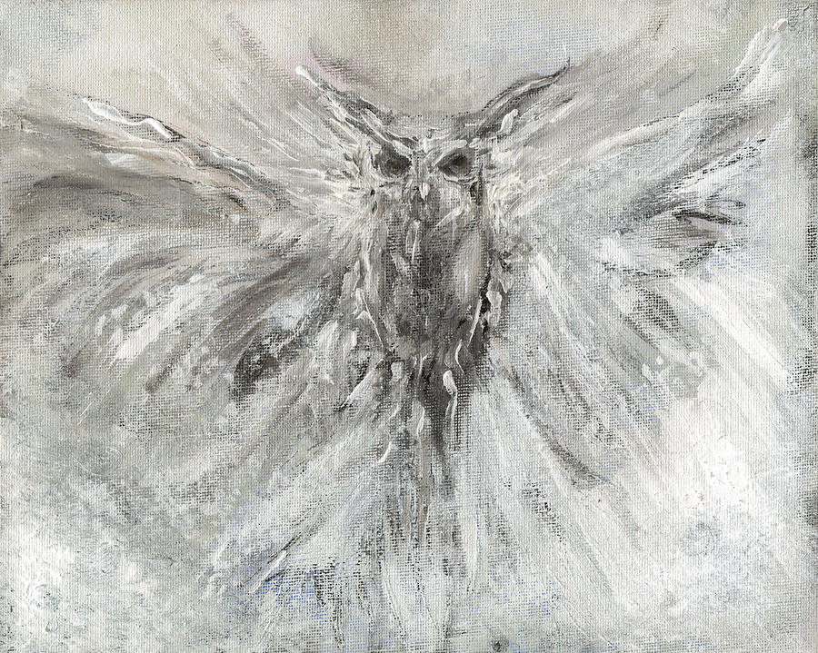 Passage of Spirit -  the guardian  Painting by Rae Ann  M Garrett