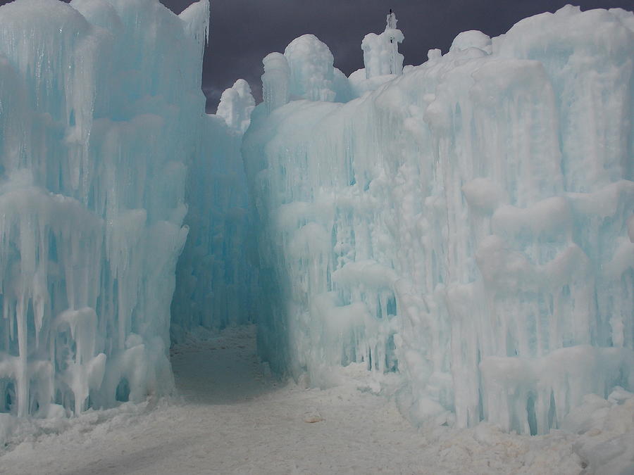 Passageway in the Ice Castle Photograph by Catherine Gagne