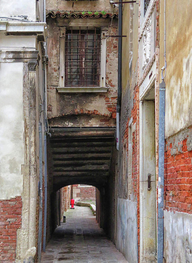 Passageway In Venice Photograph by Dave Mills