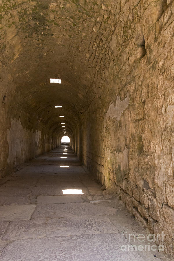 Passageway to Asklepios Temple Photograph by Bob Phillips