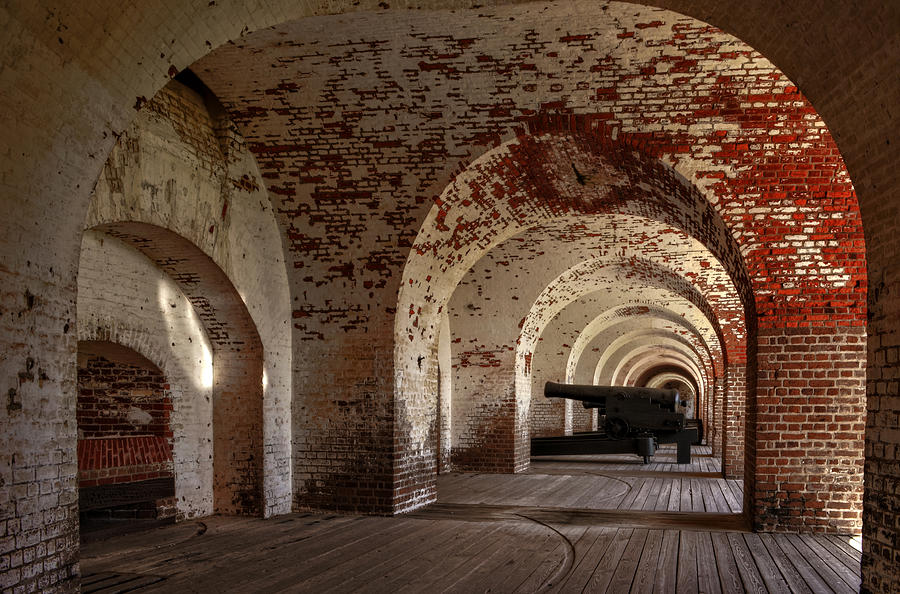 Passageways of Fort Pulaski Photograph by Greg and Chrystal Mimbs