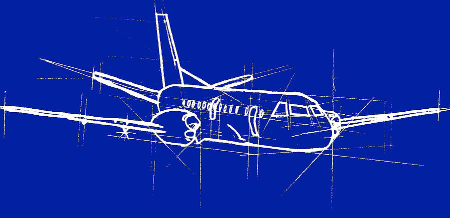Passenger Aircraft Digital Art by R Kyllo