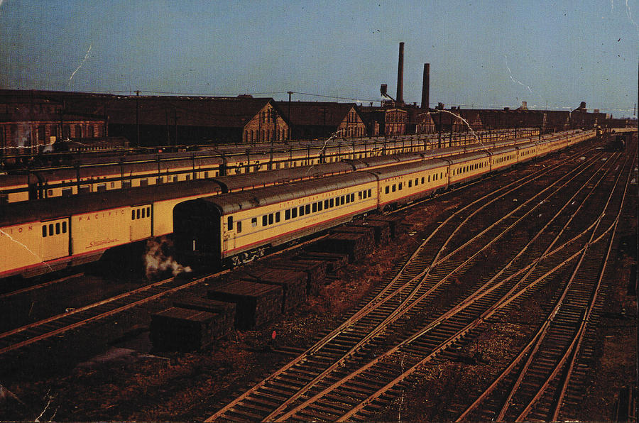 Passenger Cars Parked in Metropolitan Area Photograph by Chicago and North Western Historical Society