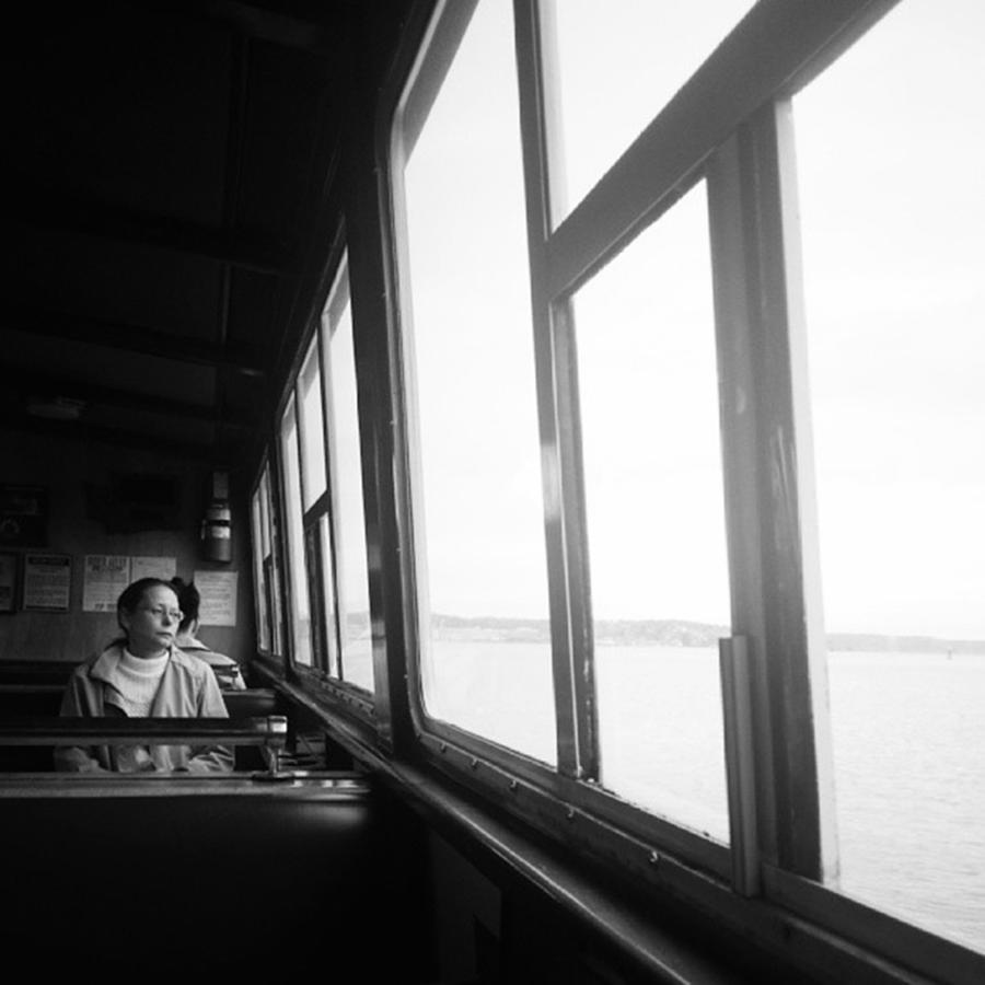 B Photograph - Passenger On The Foot Ferry by Kimberlie Russell
