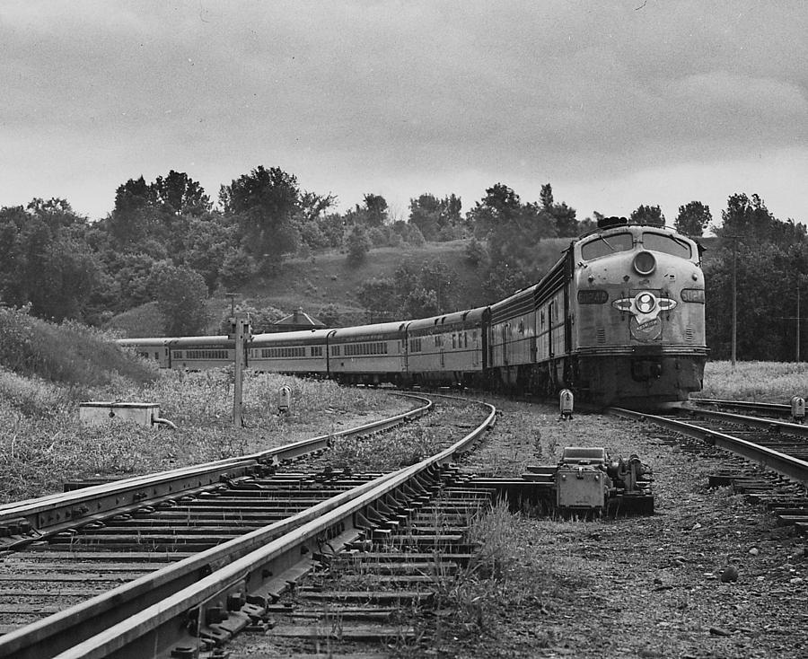 Passenger Train - 1957 Photograph by Chicago and North Western Historical Society