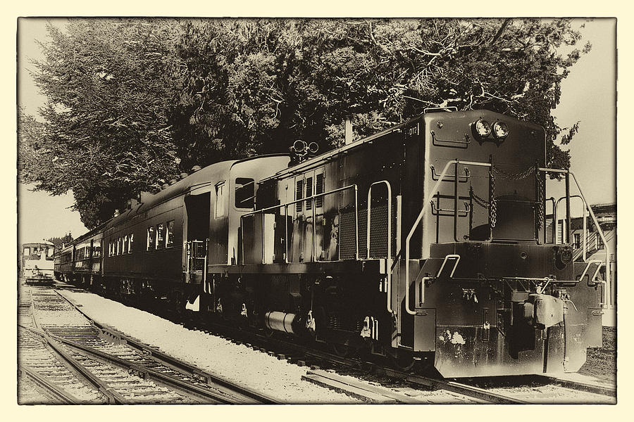 Vintage Photograph - Passenger Train by David Patterson