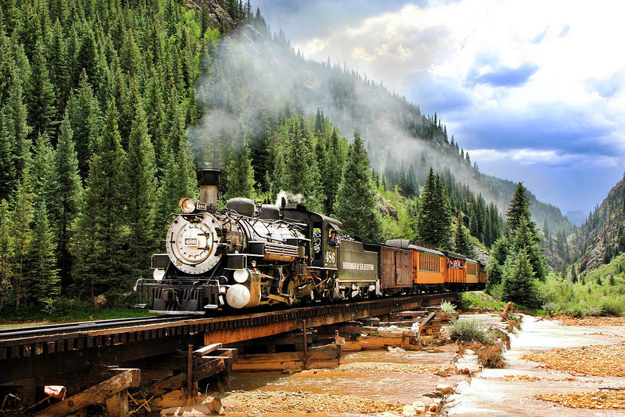 Passenger train to Silverton Photograph by Peter Crook - Fine Art America