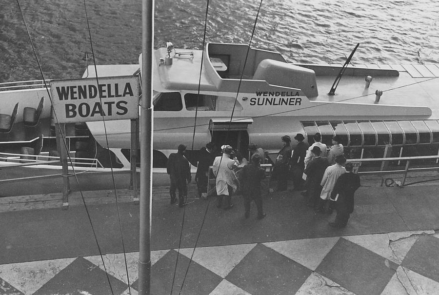 Passengers With Chicago Sunliner - 1962 Photograph by Chicago and North Western Historical Society