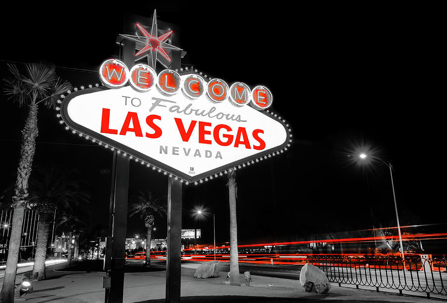 Passing Through - Las Vegas Nevada Photograph by Gregory Ballos