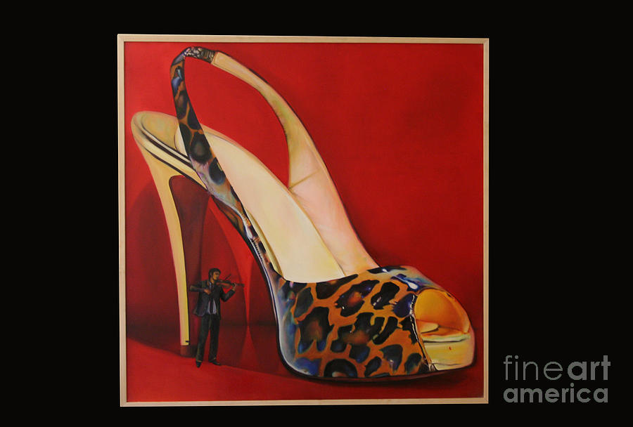 Shoes Painting - Passion by Aisha Gul