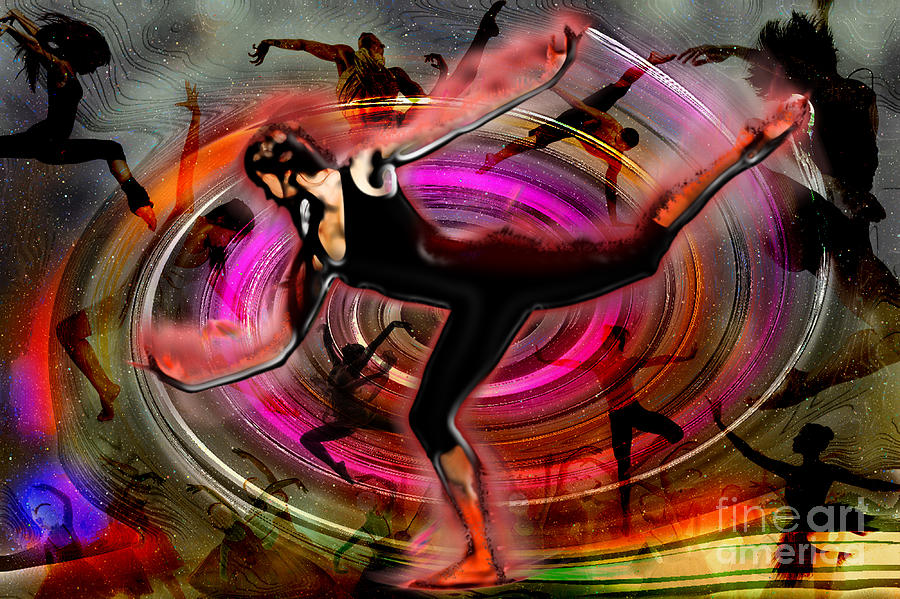 Landscape Digital Art - Passion Dance by Daniela Constantinescu