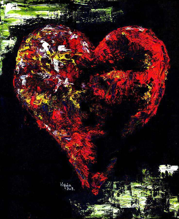 Heart Painting - Passion by Hiroko Sakai