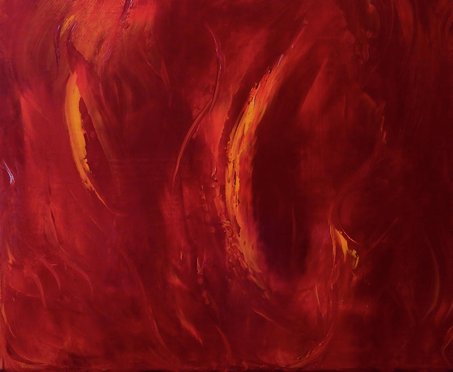 Abstract Painting - Passion 3 by Johanna Hurmerinta Abstract Painting - Passion 3 by Johanna Hurmerinta