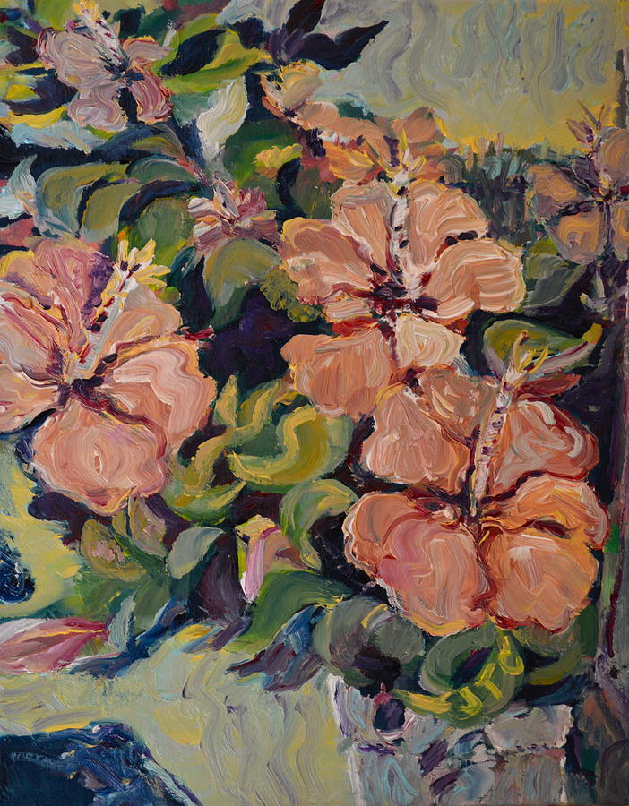 Flower Painting - Passion in Dubrovnik by Julie Todd-Cundiff