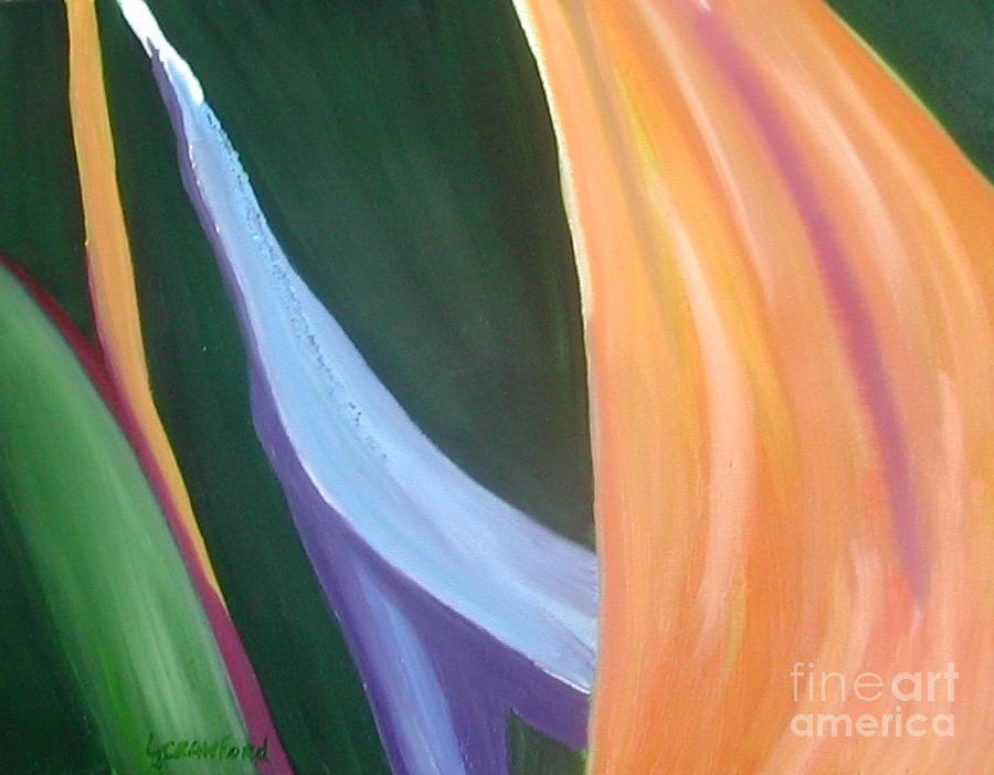 Passion Unfolding 1 Painting by Lori Jacobus-Crawford