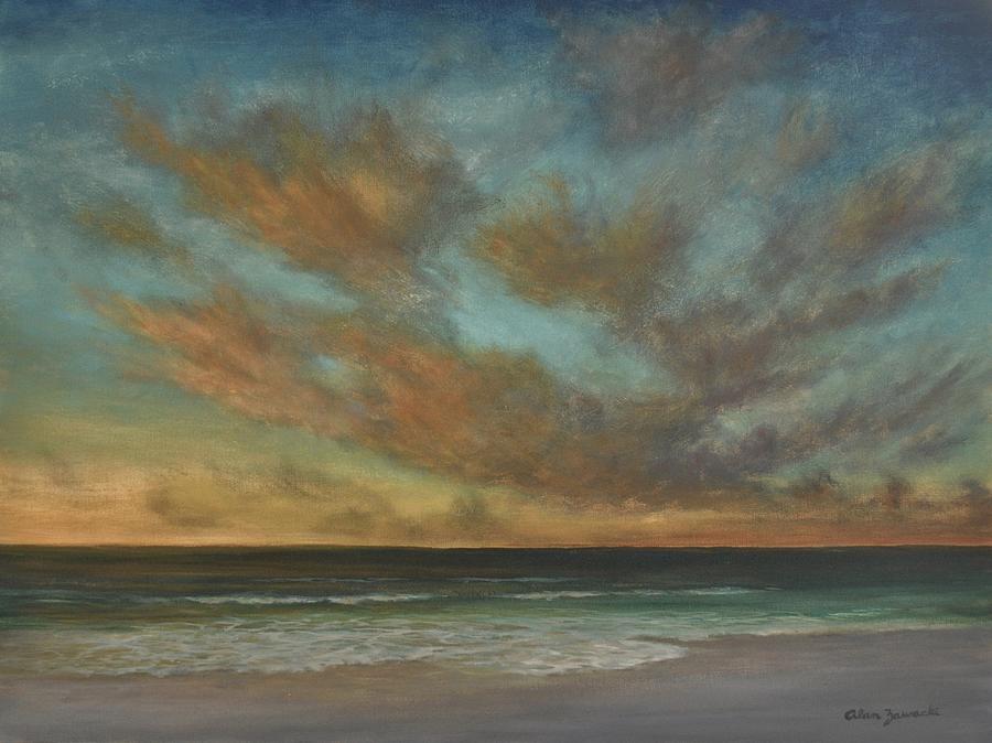 Passionate Sky by Alan Zawacki Painting by Alan Zawacki