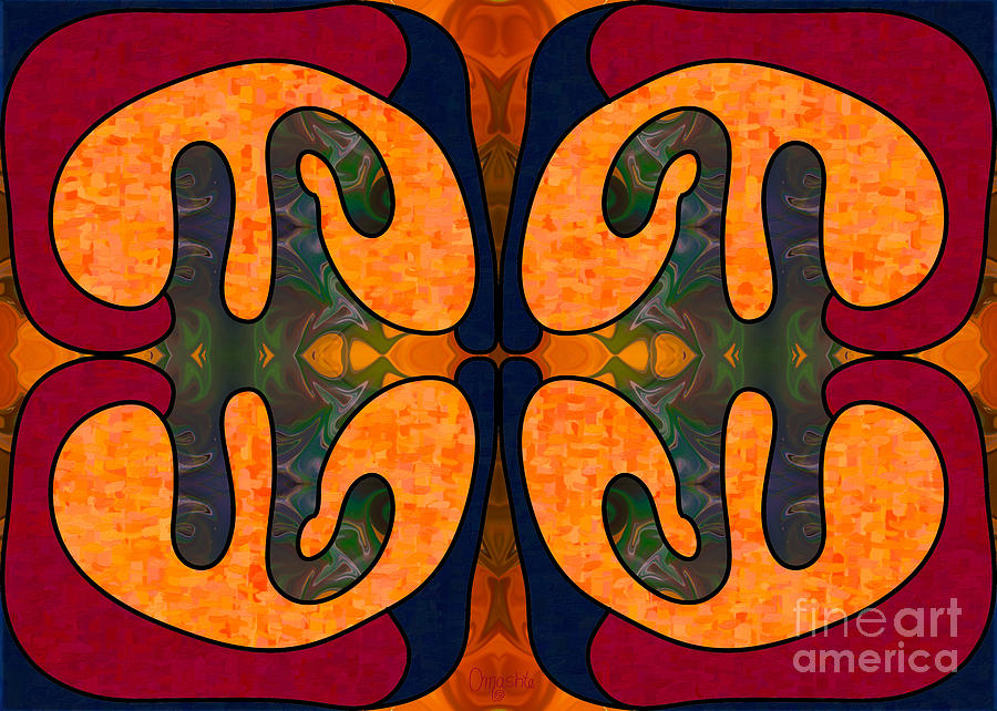 Passionate Stability Abstract Art by Omashte Digital Art by Omaste Witkowski