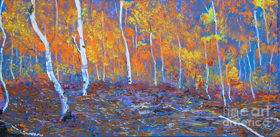 Passions Of Fall Painting by Stefan Duncan