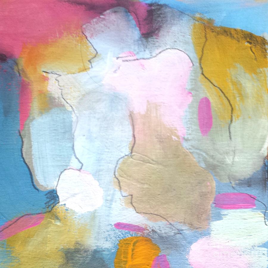 Pastel abstract #3 Painting by Vesna Antic
