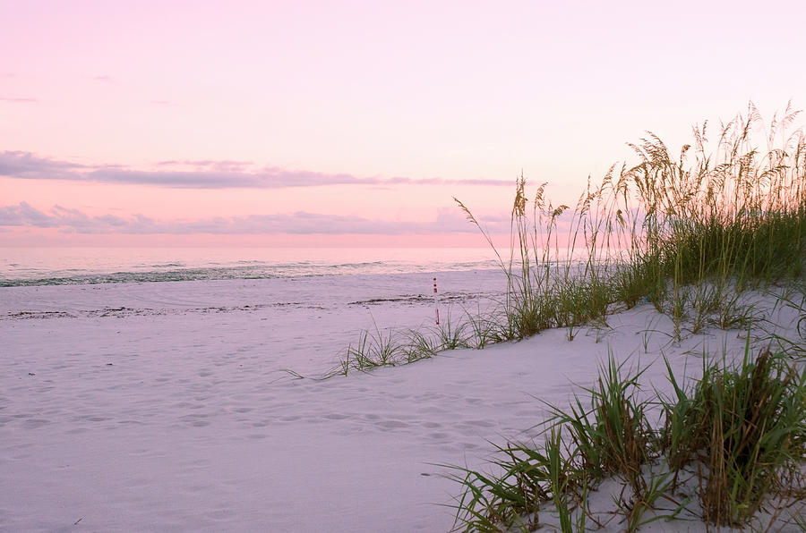 Sunset Photograph - Pastel Beach Sunset by Marie Hicks