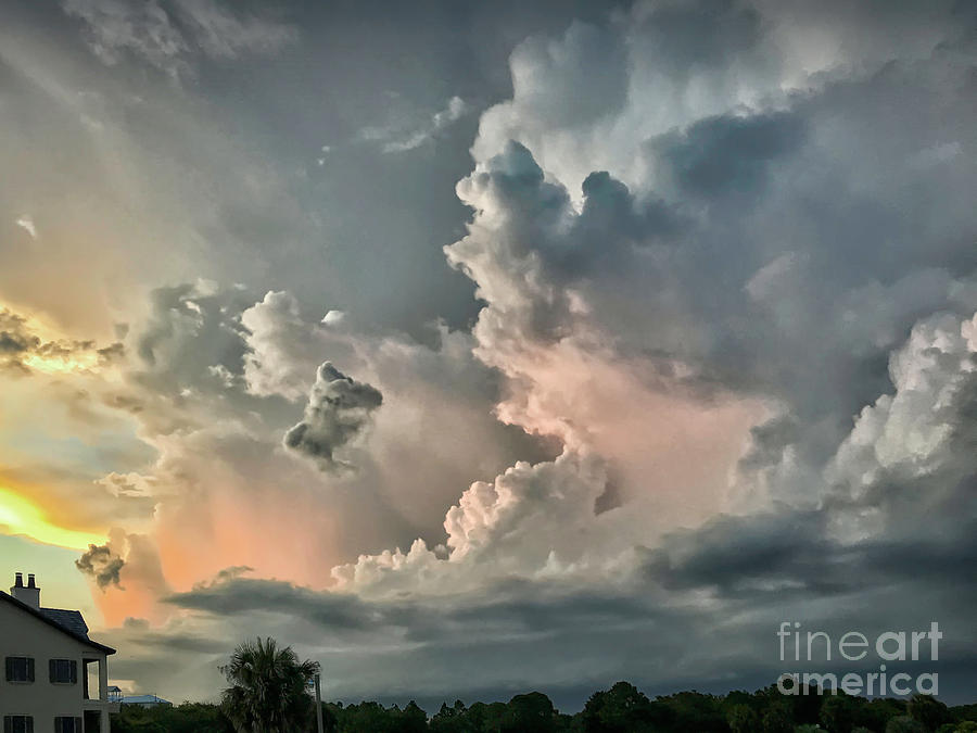 Pastel Clouds Photograph by Walt Foegelle