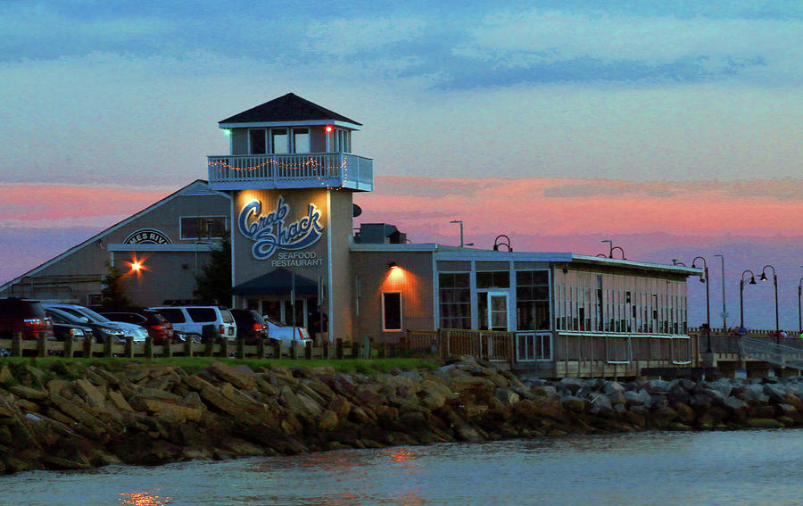 Pastel Evening at the Crab Shack  Photograph by Ola Allen