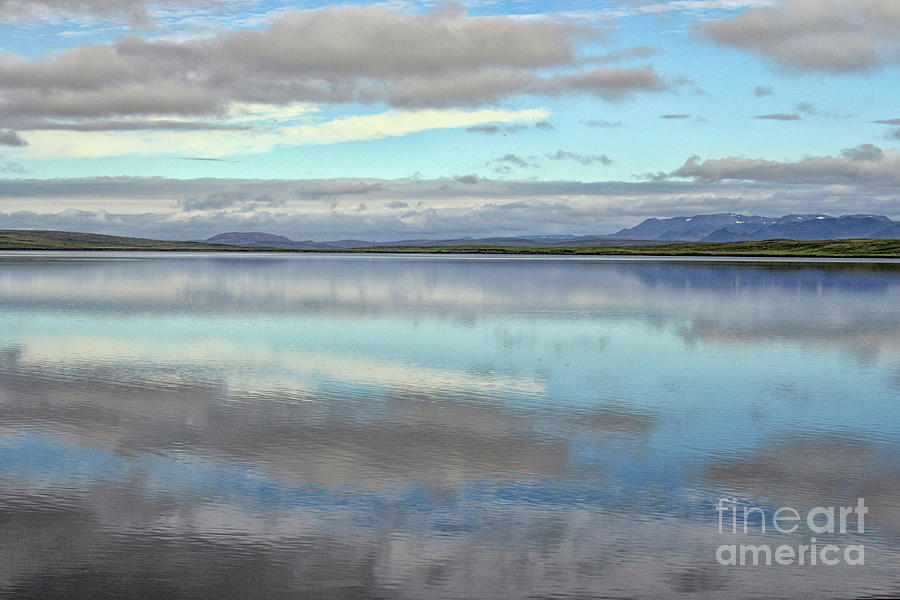 Pastel landscape in Iceland Photograph by Patricia Hofmeester